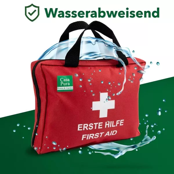 Robuste und kompakte Erste-Hilfe-Tasche | Für Freizeit und Sport | 94 Teile