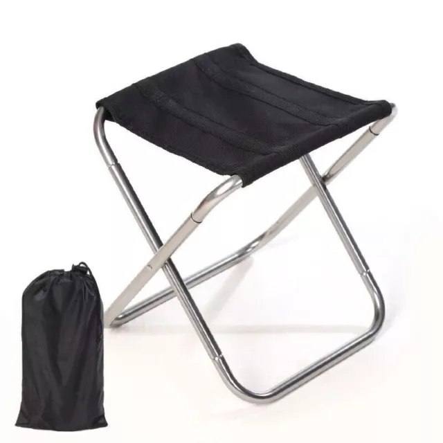 Mini Portable Folding Chair Outdoor Fishing Camping Picnic Travel Beach Seat UK
