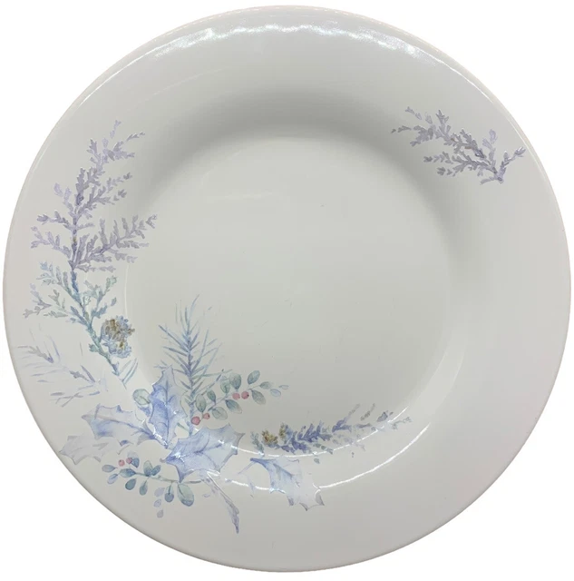 Pfaltzgraff USA Winter Frost Dinner Plate 11 1/8" Blue Holy Pine Qty 8 Available