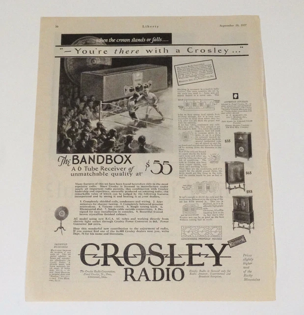 Crosley Skymaster Radio Vintage 1953 Ad Magazine Print Douglas Aircraft