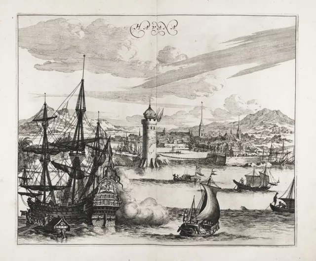 Havana Cuba Kuba island Insel Caribbean Karibik Montanus engraving 1671