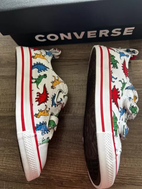 Converse Kids Chuck Taylor All Star 2V EO Dinosaurs Ox (Infant/Toddler),V 2