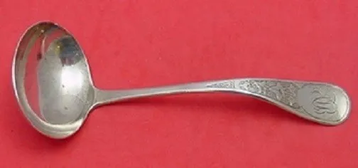 Ivy aka Antique Ivy Eng By Tiffany Sterling Silver Gravy Ladle 7"