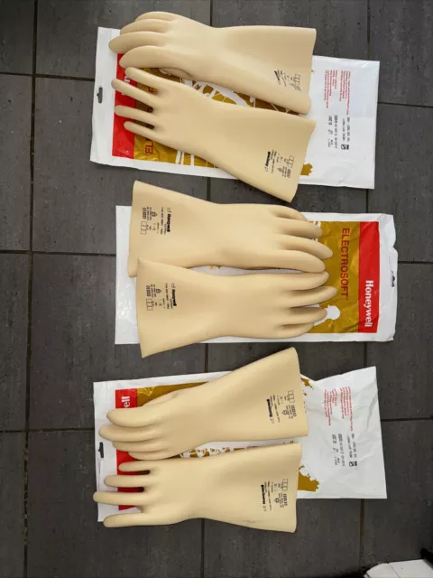 HONEYWELL ELECTROSOFT ELECTRICIANS GLOVES 7500v SIZE 8 9 11