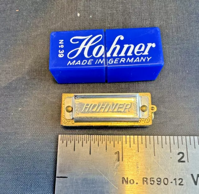 Vintage HOHNER Harmonica “Little Lady” No. 39 w/ Plastic Box (Made in Germany)