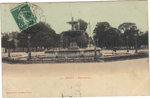 54 - cpa - NANCY - Place Carnot (H9201)