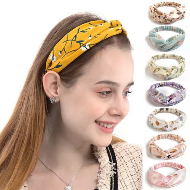 Fashion Women Summer Style Headbands Bohemian Girl Cross Turban Bandage Hairband 2