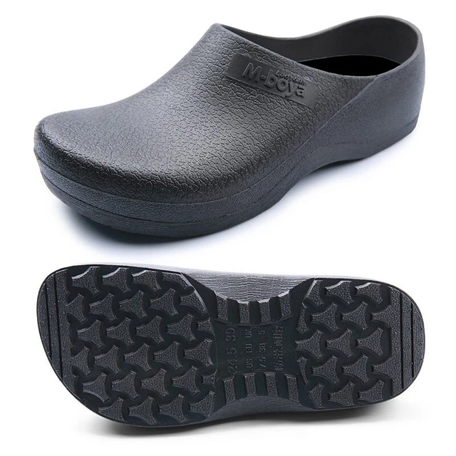 Chaussures de chef imperméables pour hommes cuisine travail confortable antidé