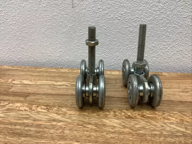 2 Stanley Barn Door Rollers 1/2 Bolt 2