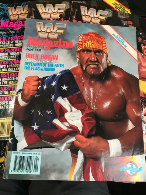 WWF WWE Magazine APRIL 1991 Hulk Hogan WRESTLEMANIA VII 8