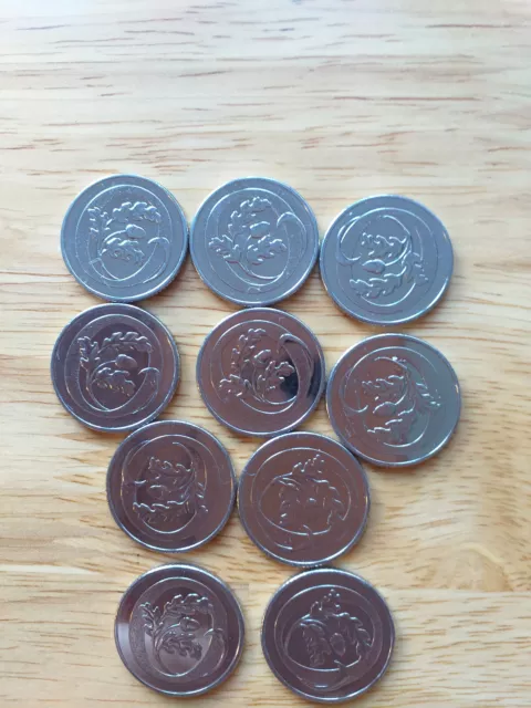 TEN 10p COINS WITH ‘O’ LETTER (2)