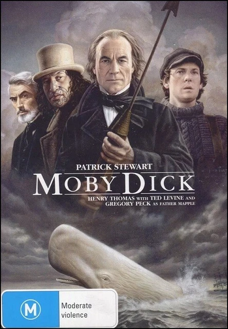 Moby Dick Henry Thomas Patrick Stewart Gregory Peck Tv Mini Series