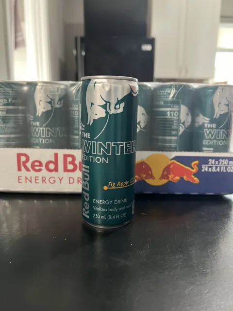 Red Bull Energy Drink Winter Edition* Fig Apple 12 X 8.4 Oz Cans Ex 05/24