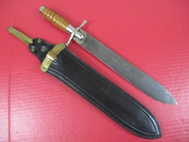 Indian War US Army Model 1887 Hospital Corps Knife w/Scabbard 2nd Pat - Original