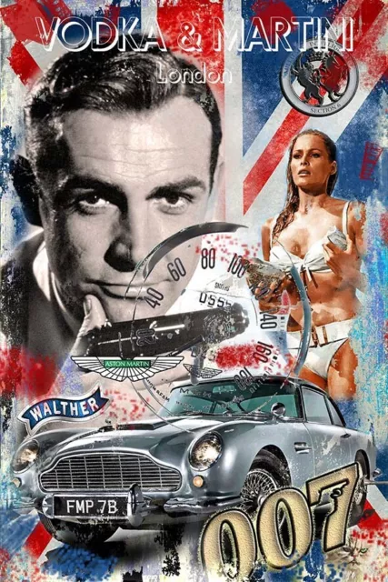 Poster Manifesto Locandina Pubblicità Stampa Vintage Aperitivo Martini 60x90 Cm.
