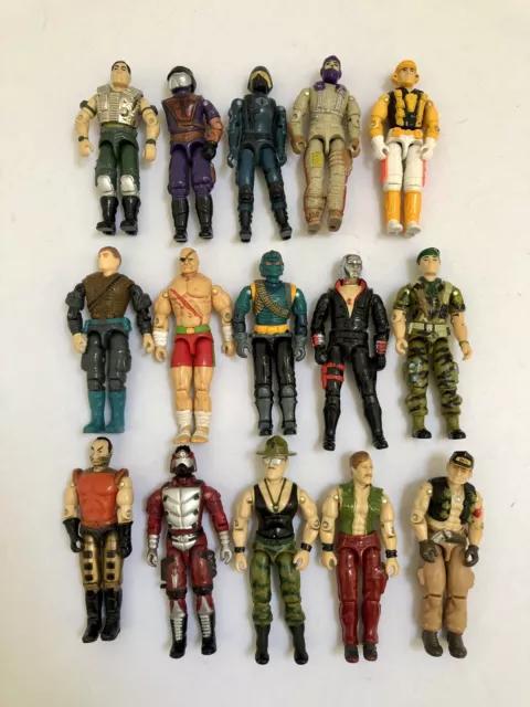 +++++ Gi joe / Cobra LOT x15 Figurines incomplètes +++++