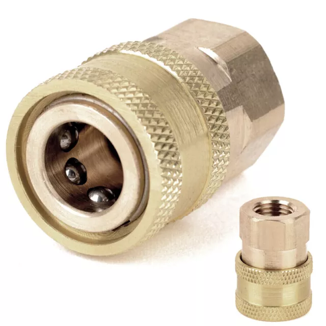 1Pc 1/4" Female NPT Brass Quick Connect Coupler Tool for Pressure Was_I.FY