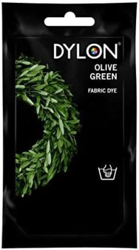 Tinte de tela de mano de dilon - verde oliva
