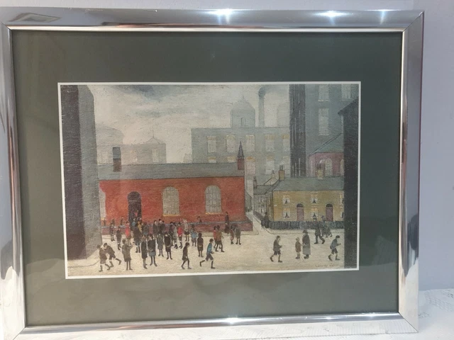 The Schoolyard - L.S. Lowry - Framed art Print main image 1