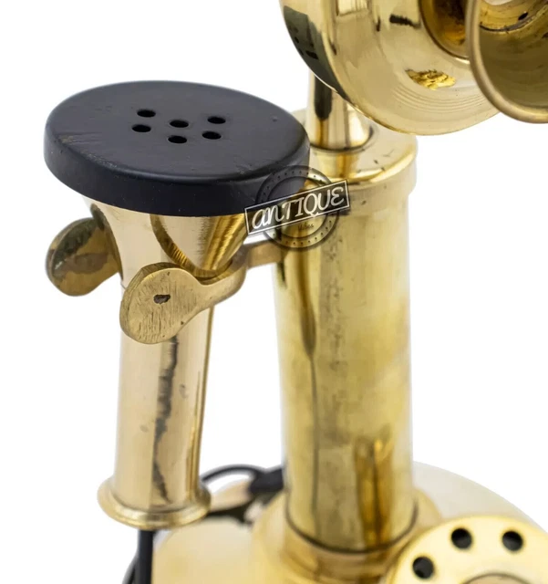 VINTAGE TELEPHONE CANDLESTICK Phones Rotary Dial Non Working Model Home