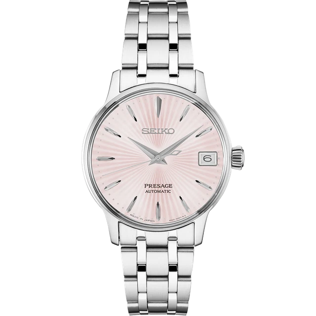 seiko presage pink