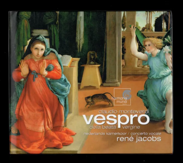 CD ★ Claudio Monteverdi : Vespro - René Jacobs ★ Album Digibook Harmonia Mundi