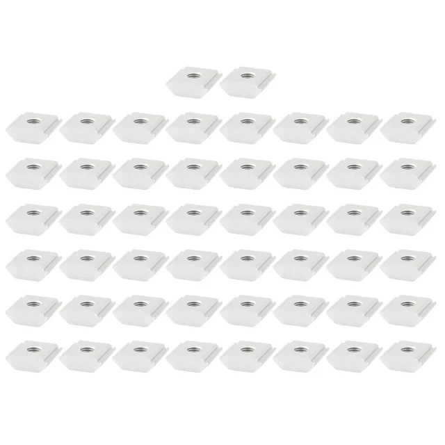 M8 T-Blocks Square Nuts T-Track Sliding Hammer Nut for Fastener Aluminum Profile