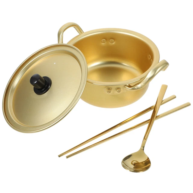 Grand Faitout Nouilles Inox 40cm - Marmite Soupe Thaïe, Cuisine Pro, Motif Zèbre