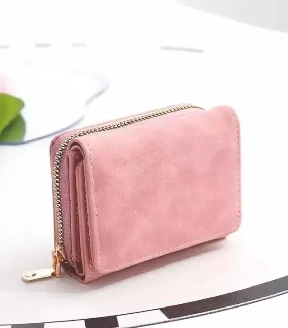 CARTERA MONEDERO MUJER DE CUERO PU DE ALTA CALIDAD Pequeña