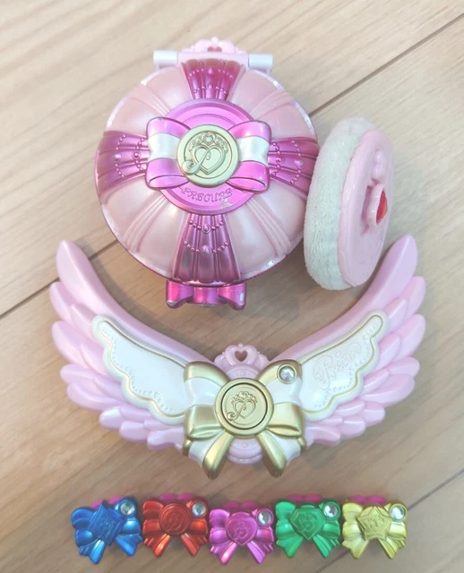 GLITTER FORCE SMILE Precure Toy Pact Compact Charm Decor Ultra sound