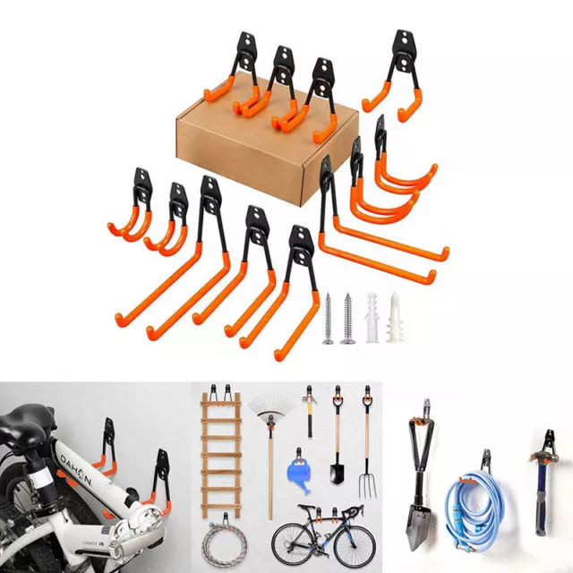 MTB Bike Wall Mount Holder Rack Bicycle Storage Hanger Hanging Hooks Stands New