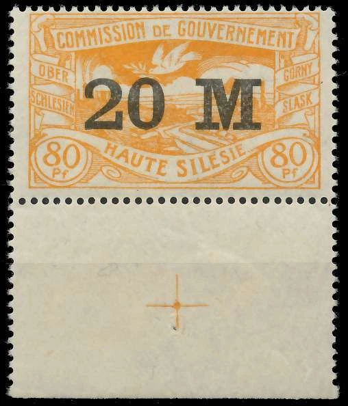 OBERSCHLESIEN Nr 43a postfrisch URA X4B0CCA