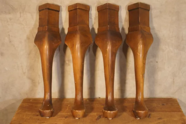 Vintage Mid Century Modern Chair Coffee Table Legs Set of 4