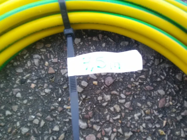 7.5m : fil / cable de terre  HO7-VK 25 mm² souple ( bretelle disponible ) 2