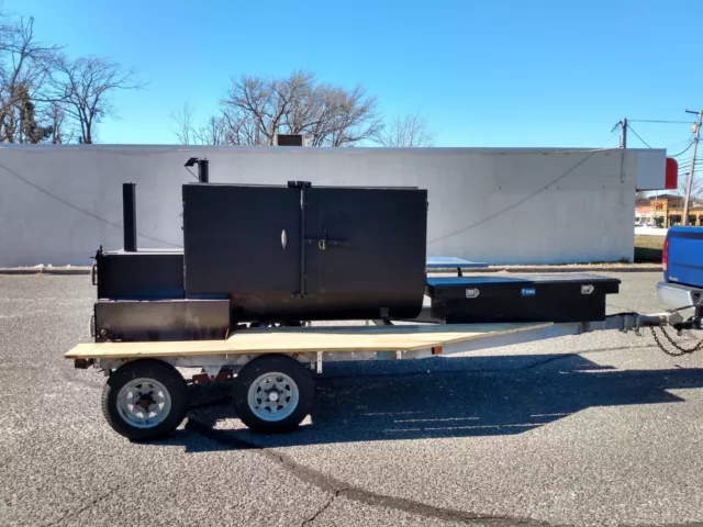 BBQ PIT Smoker Trailer