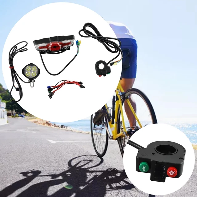 PHARE DE VÉLO électrique avec interrupteur de commande de tableau de