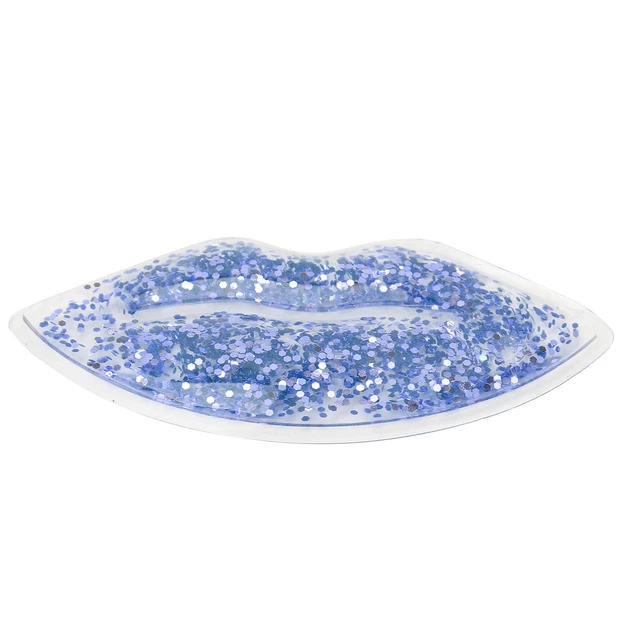 Hot Cold Compress Lips Ice Pack Glitter Sequins Cooling Therapy Lip Gel Pack Per