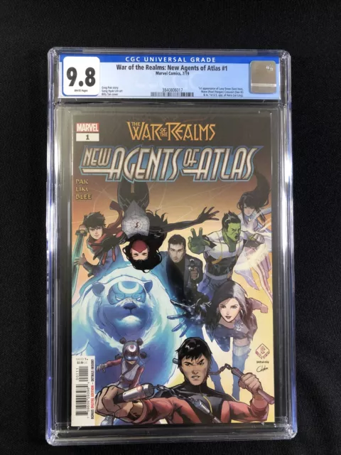CGC 9.8 War of Realms New Agents of Atlas #1 First Print 1st App WAVE LUNA AERO