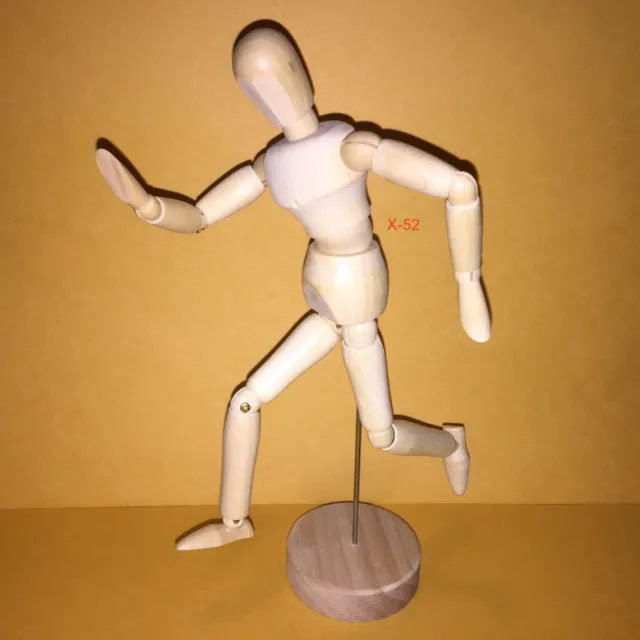 MANIQUÍ figura para DIBUJO (8 pulgadas de alto / 20 cm) juguete de suministro de arte arbolado