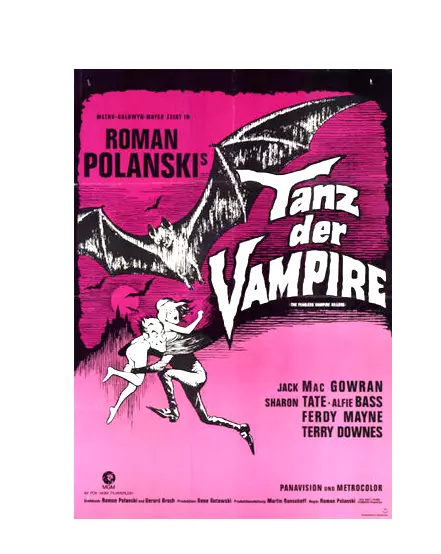 Tanz der Vampiere Roman Polanski  Filmposter A 1 Original Kinoplakat 60/84