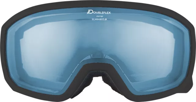 ALPINA Ski Brillen Goggle SCARABEO JR Q-LITE Schneebrille 2024 black/blue 2