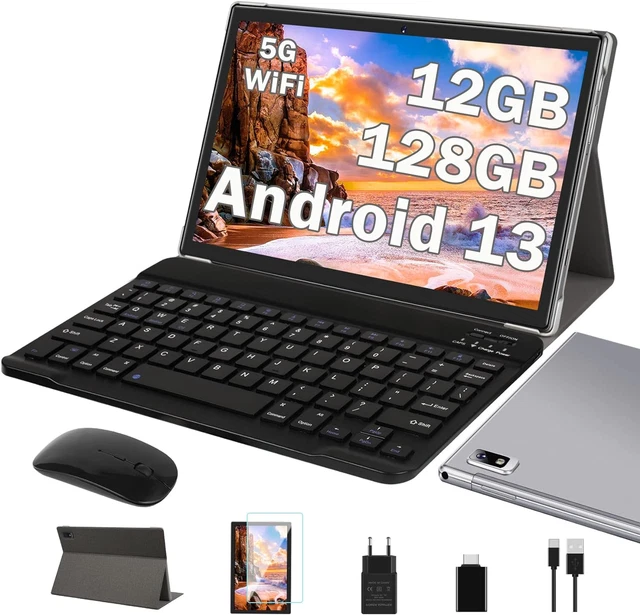 Tablet Per Bambini Semeakoko 10 Pollici - Android 13, 3GB RAM + 32GB ROM, Controllo Genitori, Batteria 6000 MAh, Custodia Inclusa, Rosa