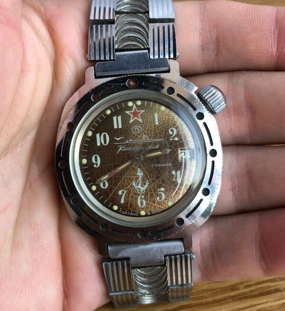 Montre Vintage Vostok Bush Gorbatchev - Mécanique Manuelle Pour Homme, Très Bon état