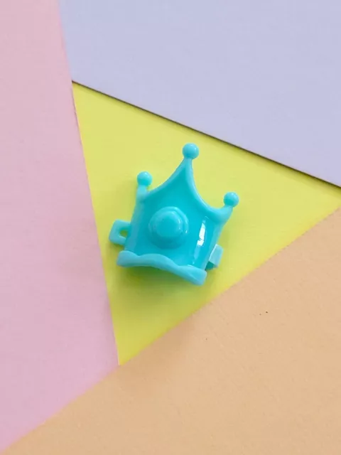 Blue Custom Crown Clip Made for My Little Pony G1 Princess MLP Vintage