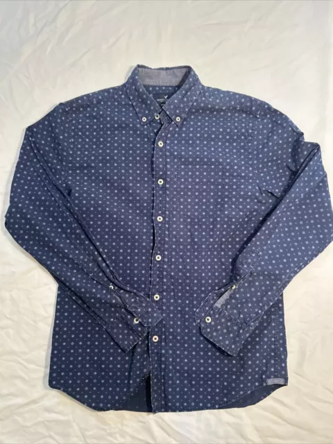 American Eagle Outfitters Men’s Sz. Sm. Seriously Soft Blue Long Sleeve Shirt ￼