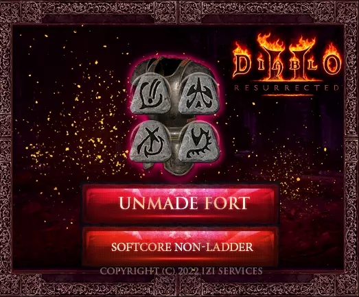 D2R Diablo 2 Resurrected Softcore NONLadder Unmade Forti eth/noneth  PCSWITCHPS