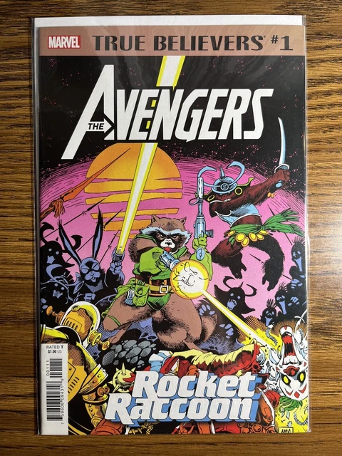 True Believers Avengers Rocket Raccoon 1 Nm 1St Solo App Marvel Comics 2019