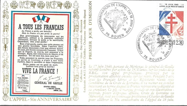 2895+ FDC ENVELOPPE 1er JOUR 50° ANNIVERSAIRE DEBARQUEMENT LA CROIX VALMER EUR 4,00 - FR
