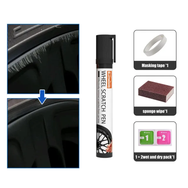 Car Parts Repair Pen Touch Up Wheel Rim Scratch Repair Pen Tool Kits Accessories
