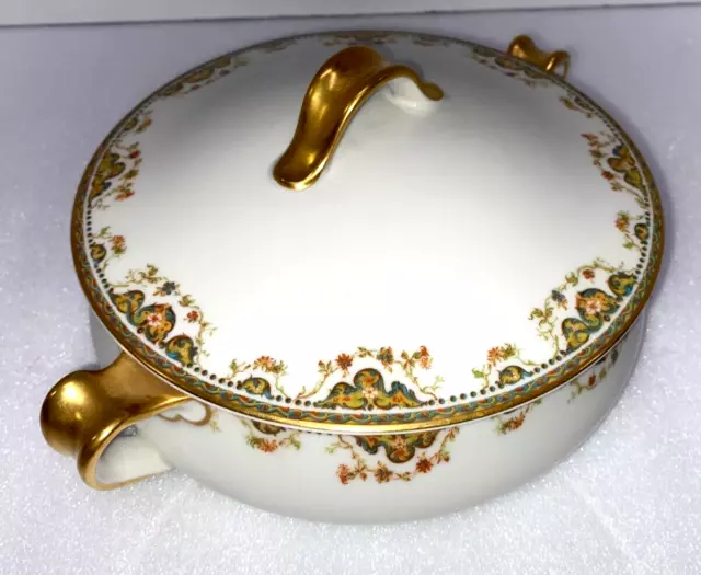 Antique French Haviland Limoges Covered Casserole